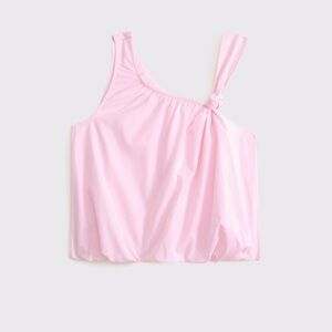 Abercrombie Kids Light Pink Asymmetrical Top (New)